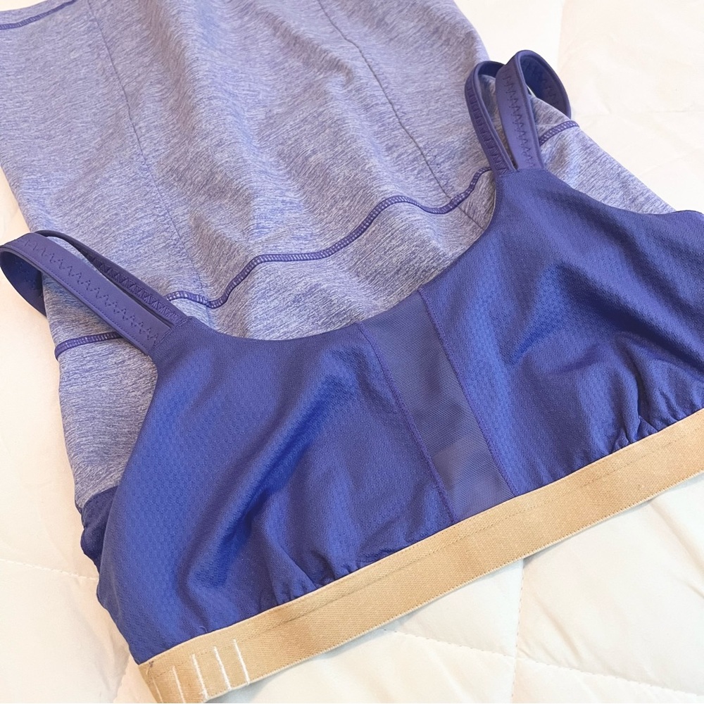 Lululemon Athletica || Purple Tank w/ Built-in Bra || Size 8 - Picture 4 of 7